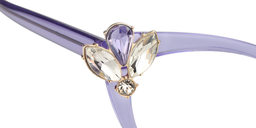 Aimee Cat Eye Purple Glasses5