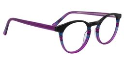Margaret Round Purple Glasses3