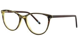 Alder Oval Dark Green Glasses2