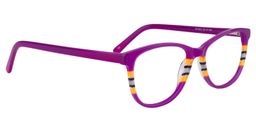 Natalie Square Purple Glasses2