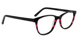 Natalie Square Black Glasses3