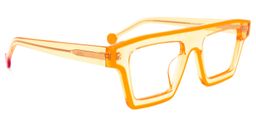 Gerri Square Orange Glasses2