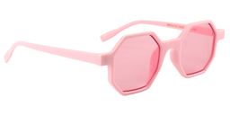 Andrea Geometric Pink Sunglasses2