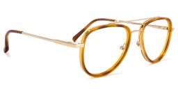 Esmeralda Aviator Light-Brown Glasses2