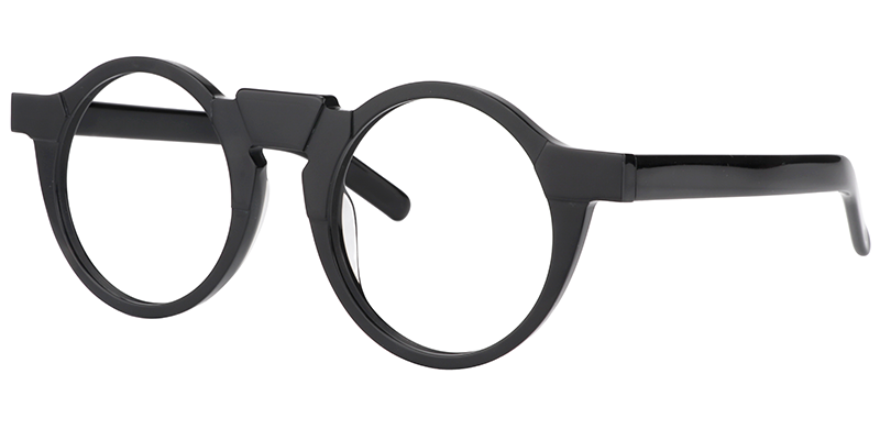 Round Black Glasses | Zeelool Optical2