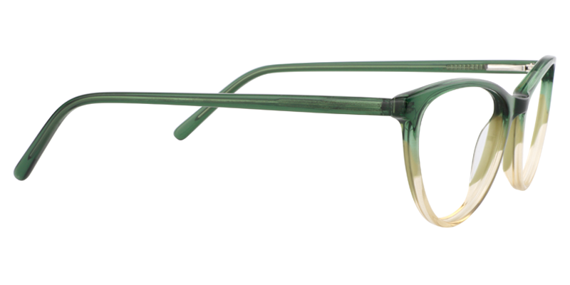 Cateye Gradient Green Glasses | Zeelool Eyeglass Frames4