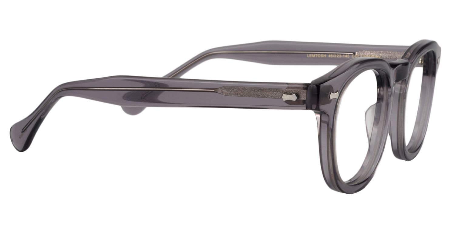 Square Gray Glasses | Zeelool Glasses4