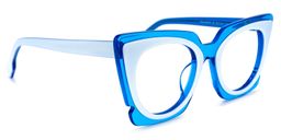 Wingate Cateye Blue Glasses2