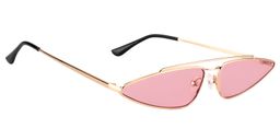 Albertine Aviator Gold Sunglasses2