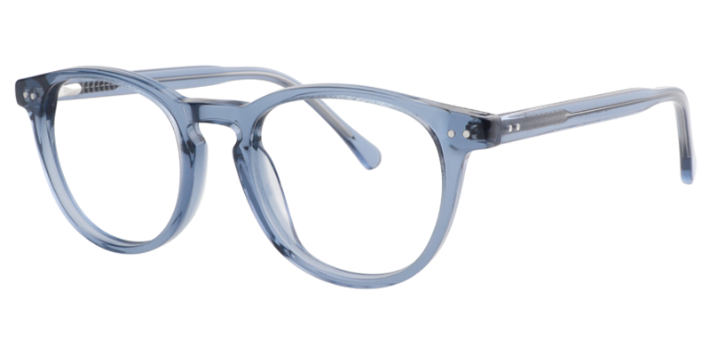 Round Dark Blue Glasses | Zeelool Eyeglasses Online2