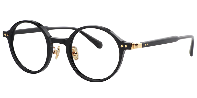 Round Black Glasses | Zeelool Optical2