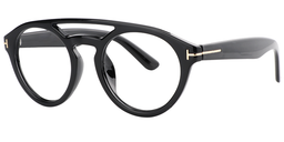 Hank Aviator Black Glasses2