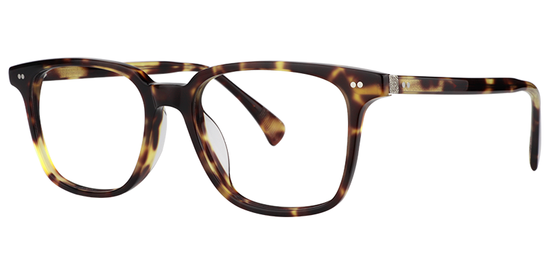 Rectangle Light Amber Glasses | Zeelool Eyeglass Frames2
