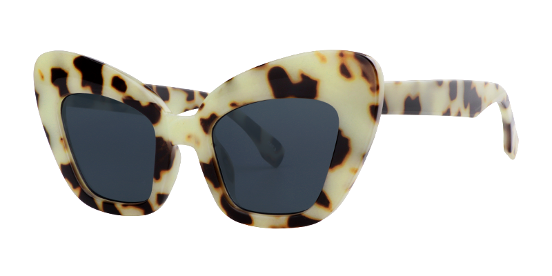 Cateye Light Tortoise Sunglasses | Zeelool Sunglasses2