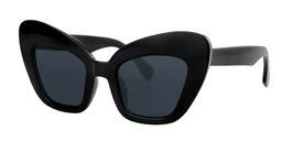 Pamela Cateye Black Sunglasses2