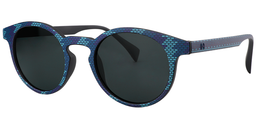 Halley Round Blue Sunglasses2