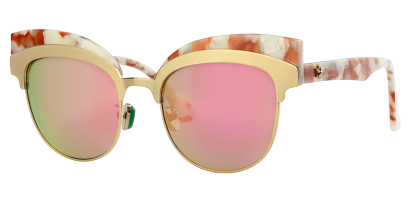 Browline Orange Sunglasses | Zeelool Sunglasses2