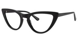 Allen Cat eye Black Glasses2