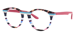Sallie Round Multicolour Glasses2