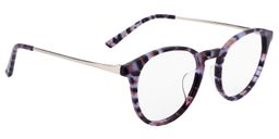 Blanche Round Purple Glasses 3