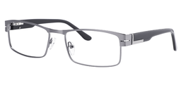 Evelyn Rectangle Gray Glasses5