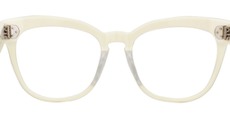 Winnie Cateye Milky White Glasses5