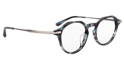 Alger Round Blue Glasses 3