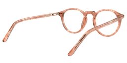 Alvera Round Living Coral Glasses5