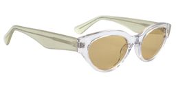 Amor Oval Clear Sunglasses2
