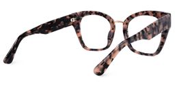 Denis Cat Eye Pink-Tortoise Glasses4
