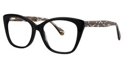 Alethea Square Black Glasses3