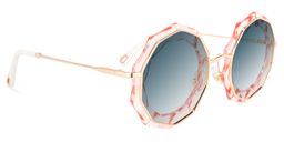 Princess Geometric Pink Sunglasses2