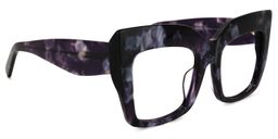 Charmaine Cat Eye Dark-Blue Glasses2