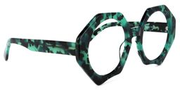 Hugh Geometric Green-Tortoise Glasses2