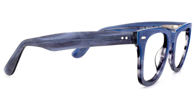 Rectangle Blue Glasses4