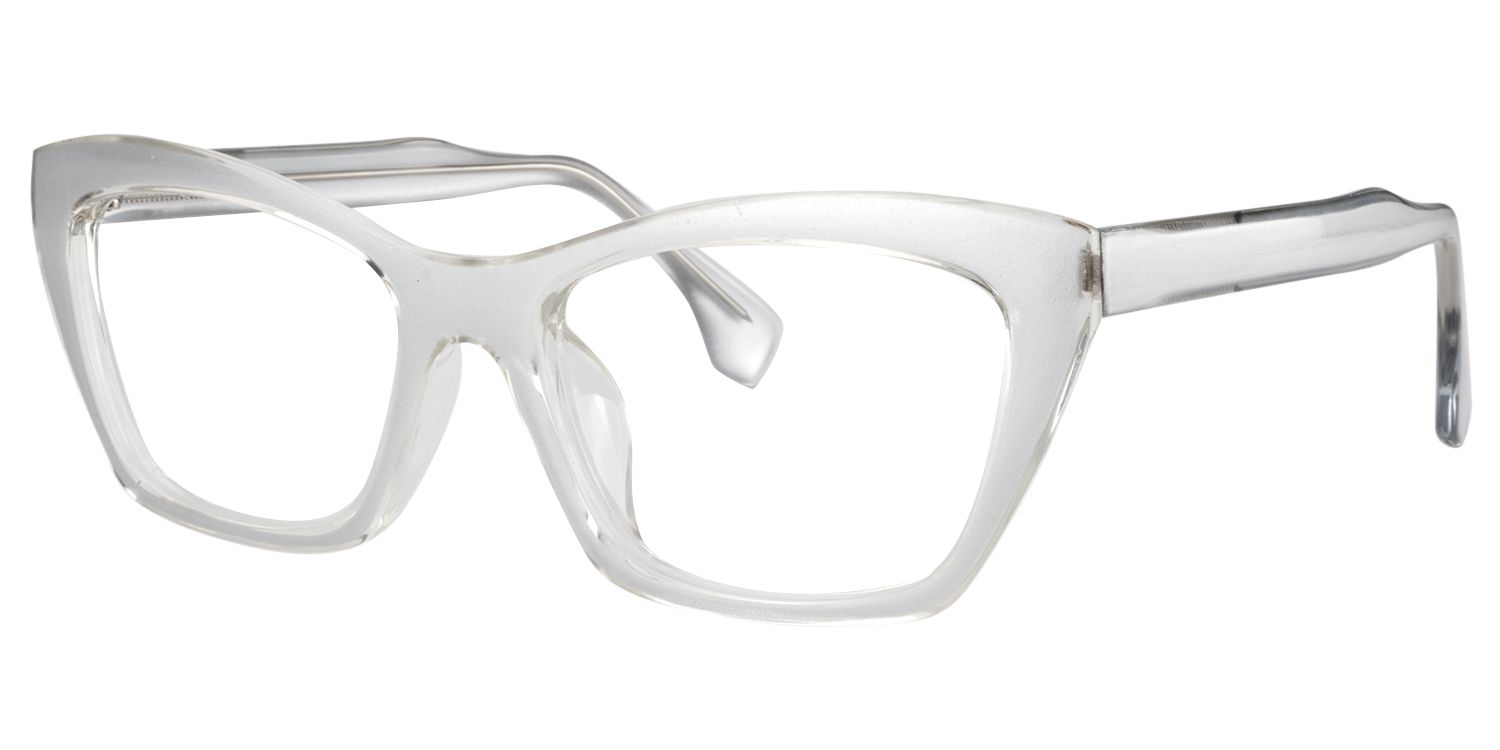 Cat eye Gray Glasses | Zeelool Glasses2