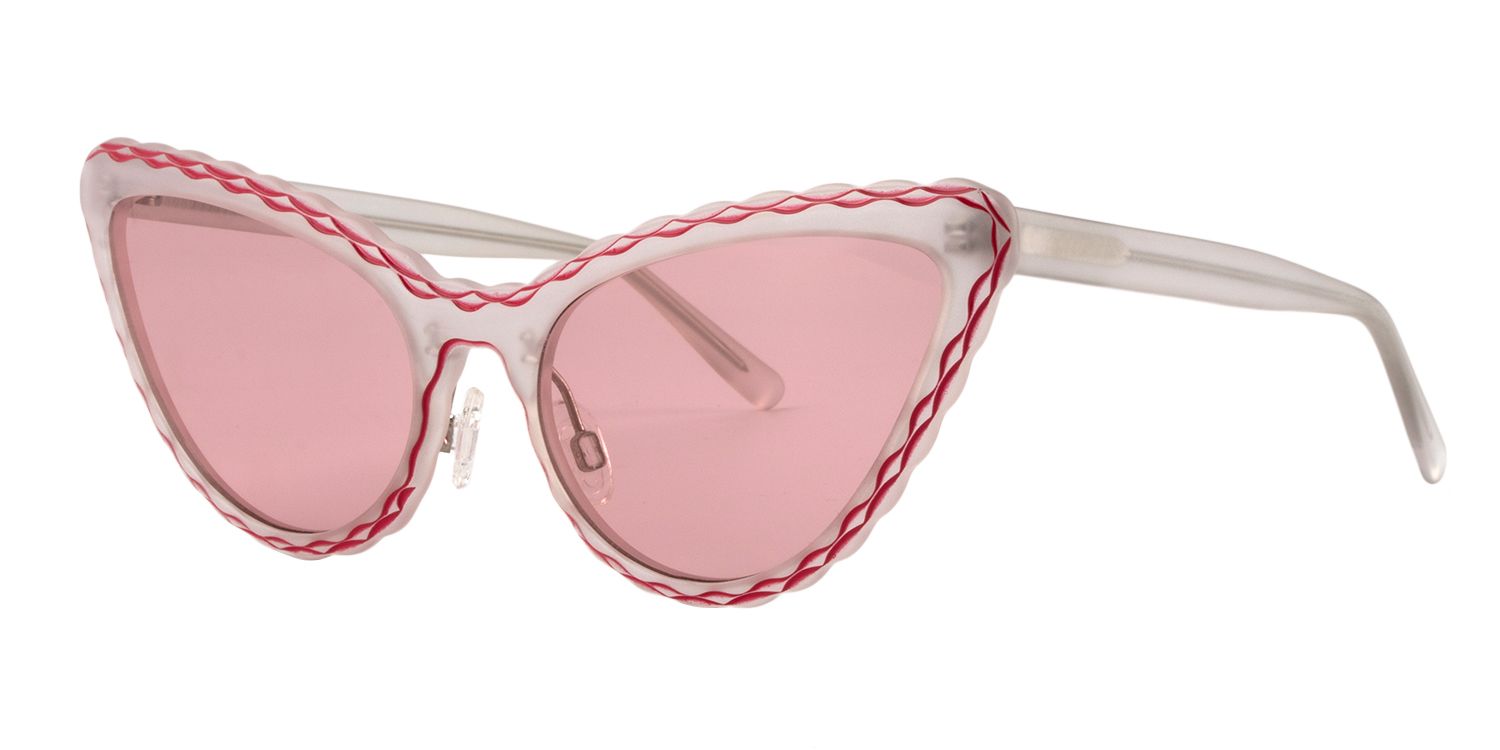 Cat eye Red Sunglasses | Zeelool Sunglasses2