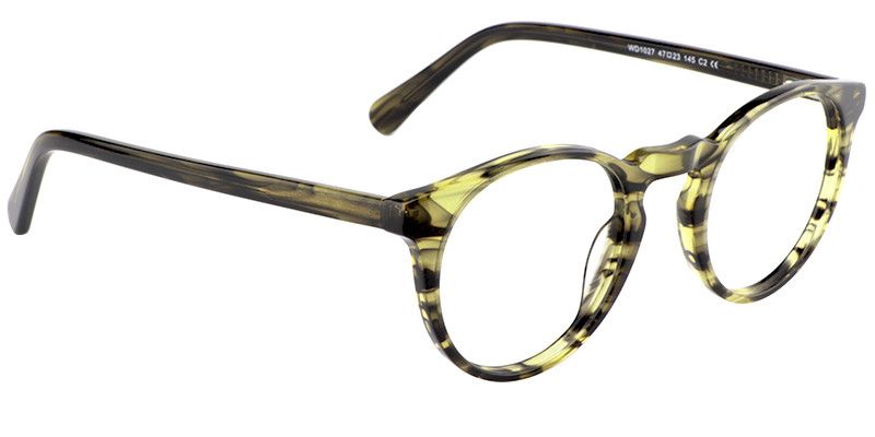 Round Green/Tortoise Glasses | Zeelool Eyeglass Frames3
