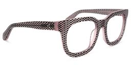 Crunch Square Black-Pink Glasses2