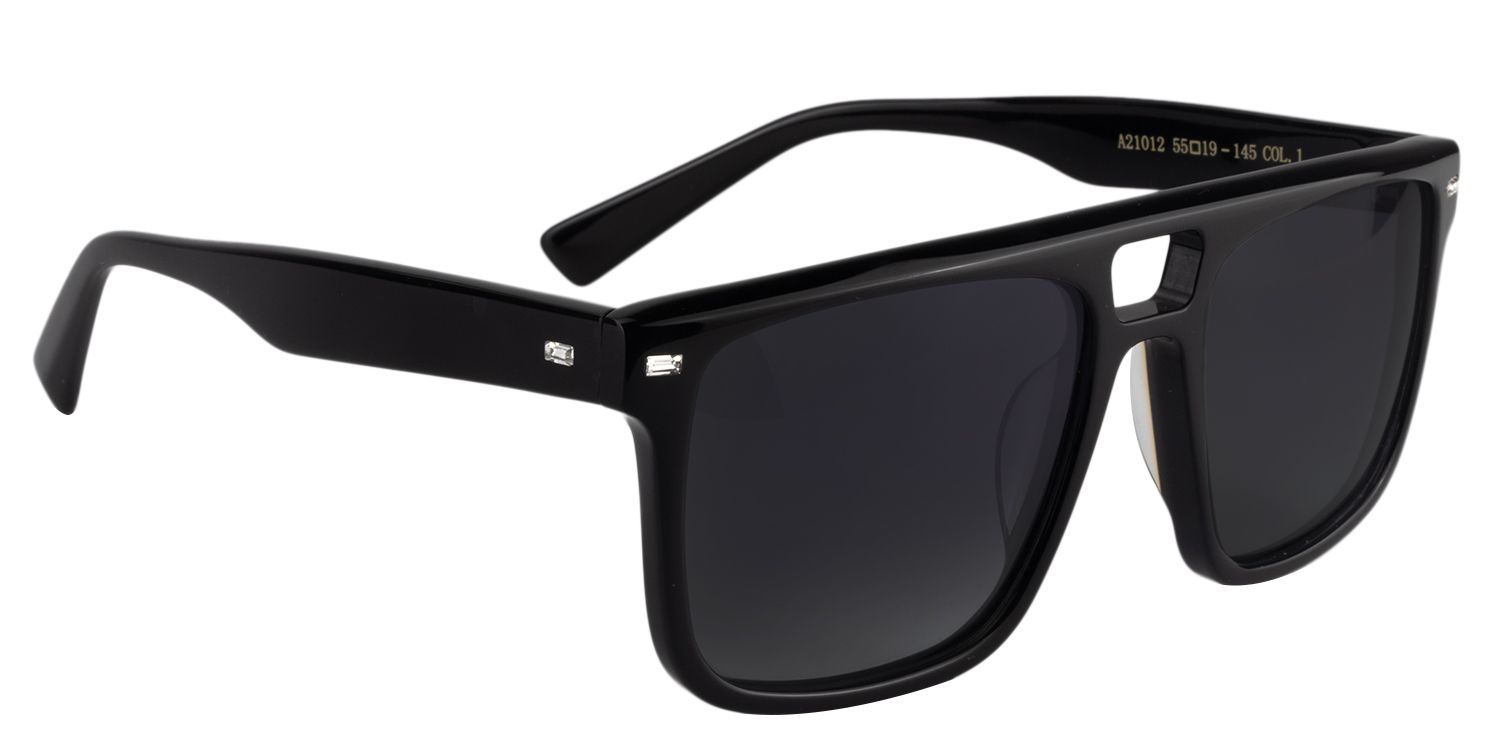 Square Black Sunglasses | Zeelool Sunglasses2