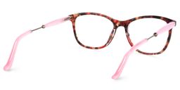 Shockley Square Red-Floral Glasses4