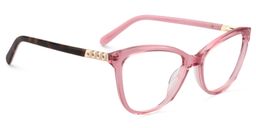 Calix Cat eye Red/Pink Glasses2
