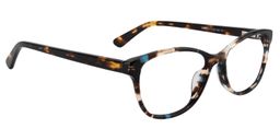 Calixte Oval Blue Tortoise Glasses2