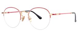 Abigail Round Red Glasses2