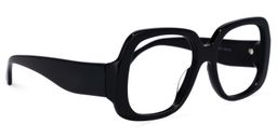Erkrath Square Black Glasses2