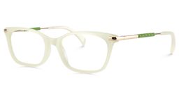 Cambria Rectangle Beige Glasses2