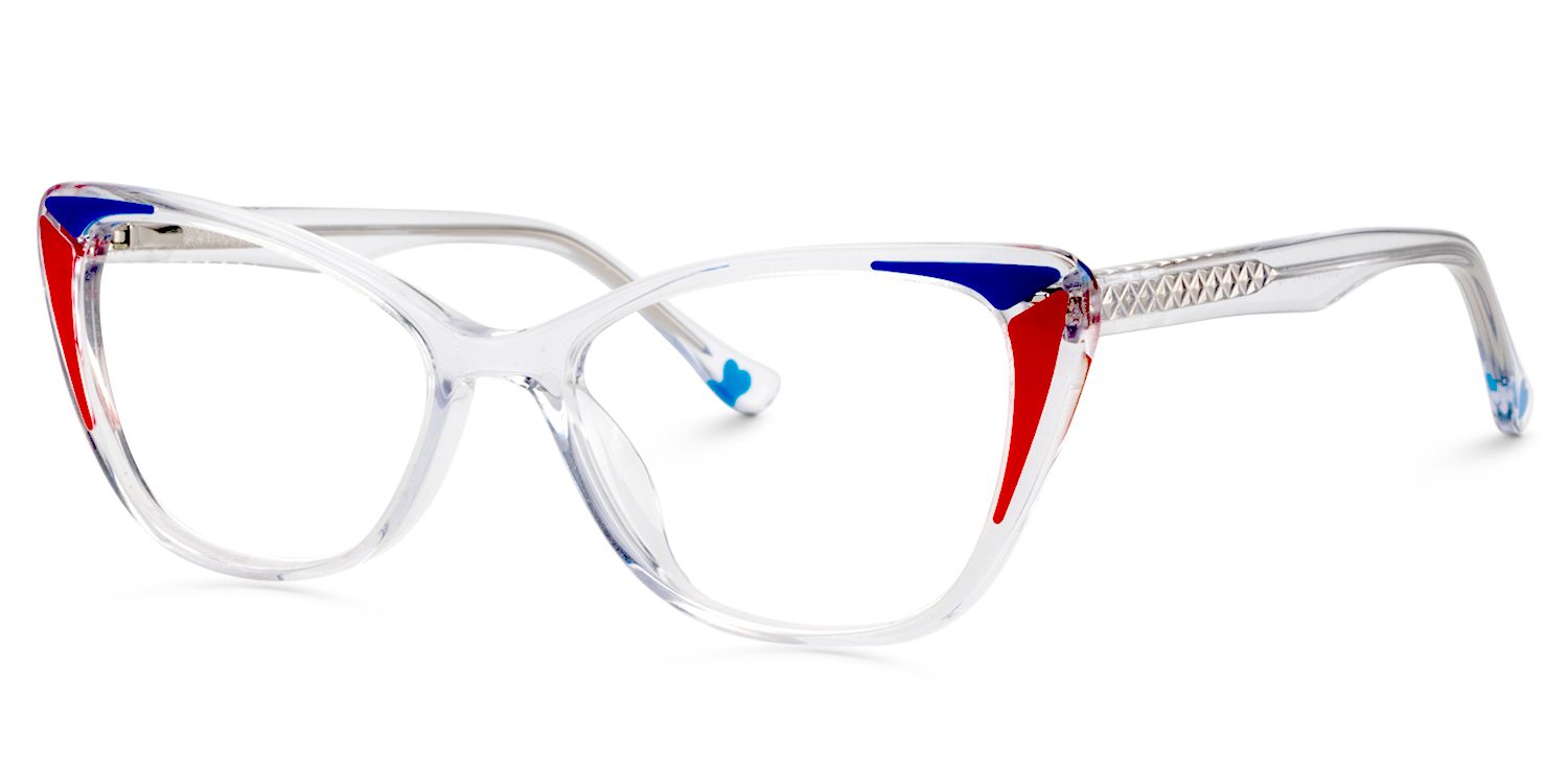 Cat eye Clear Glasses | Zeelool Glasses3
