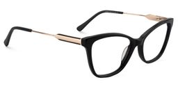 Candice Cat eye Black Glasses2
