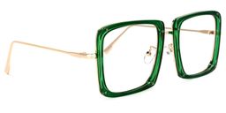 Ashe Square Green Glasses1