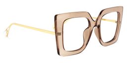 Qatar Square Beige Glasses2